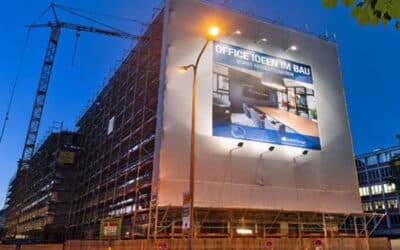 Blow Up Werbung für Ideenwerkstatt