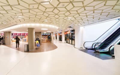 Nachhaltige Decken-Konstruktion im Elisenhof