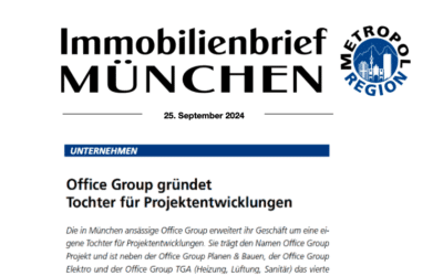 Office Group gründet Tochter für Projektentwicklung
