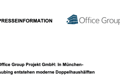 Office Group Projekt GmbH: In München Aubing entstehen moderne Doppelhaushälften