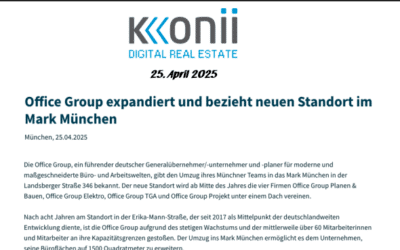 Office Group expandiert: Neuer Standort im Mark München