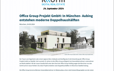 Office Group Projekt GmbH: Doppelhaus in Aubing