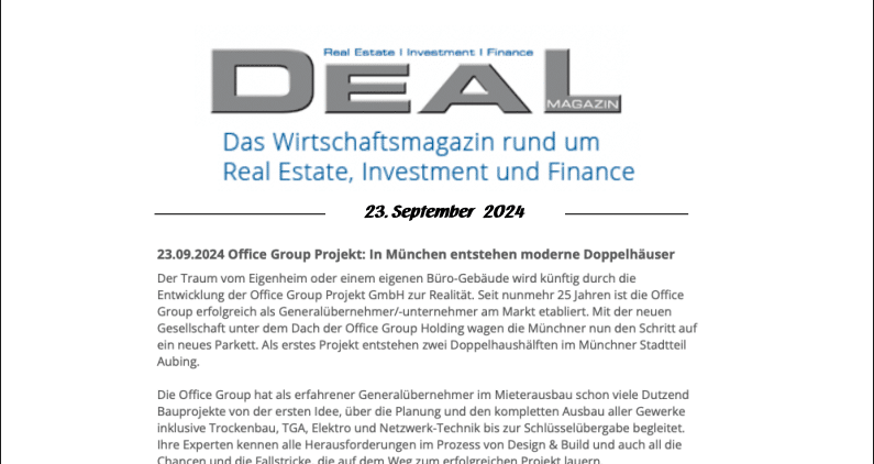 Doppelhaus in Aubing – Office Group Projekt Gmbh