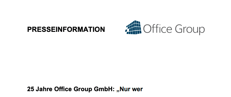 25 Jahre Office Group GmbH: „Nur wer sich weiterentwickelt, kann am Markt bestehen“