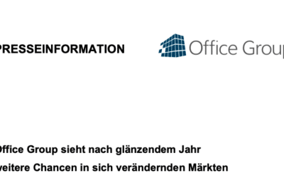 Office Group sieht nach glänzendem Jahr weitere Chancen in sich verändernden Märkten